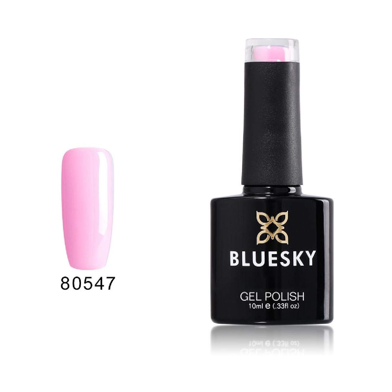 BLUESKY Set di smalti gel, rosa, rosa, nudo, neon e glitter, luccicanti (richiede polimerizzazione sotto lampada UV/LED), 10 ml