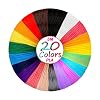 Yzwuyou 3D Stift Filament PLA 1,75 mm 20 Farben je 5M 3D Pen Nachfüllpacks für 3D Drucker Stift Kompatibel mit Allen…
