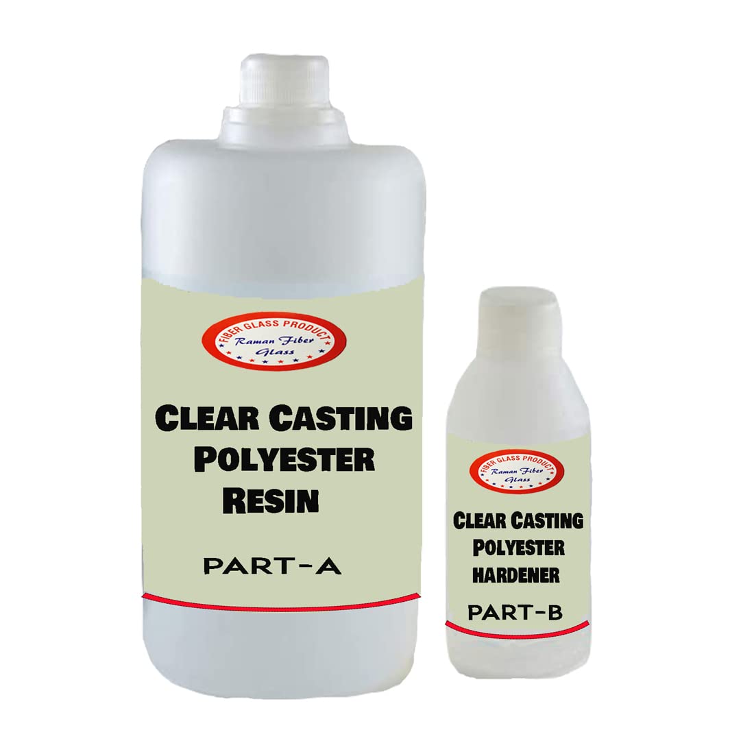 Raman fiber glass Clear Casting Polyester Resin | Crystal UV Resistant | Long- Lasting Resin 500gm (B0CFJGWN9L) Amazon Price History, Amazon Price Tracker
