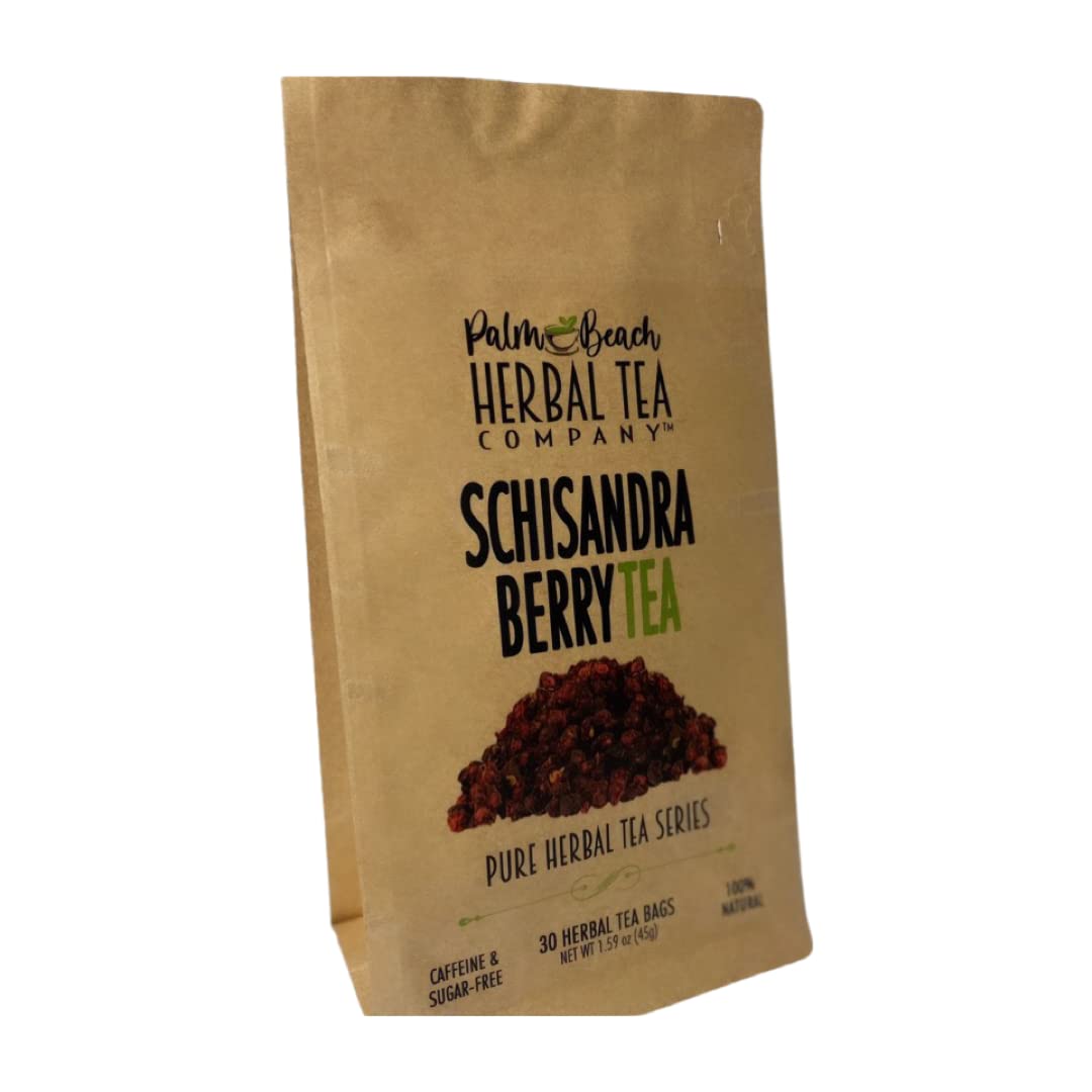 Palm Beach Medicinal HerbsSchisandra Berry Tea - Pure Herbal Tea Series, 30ct