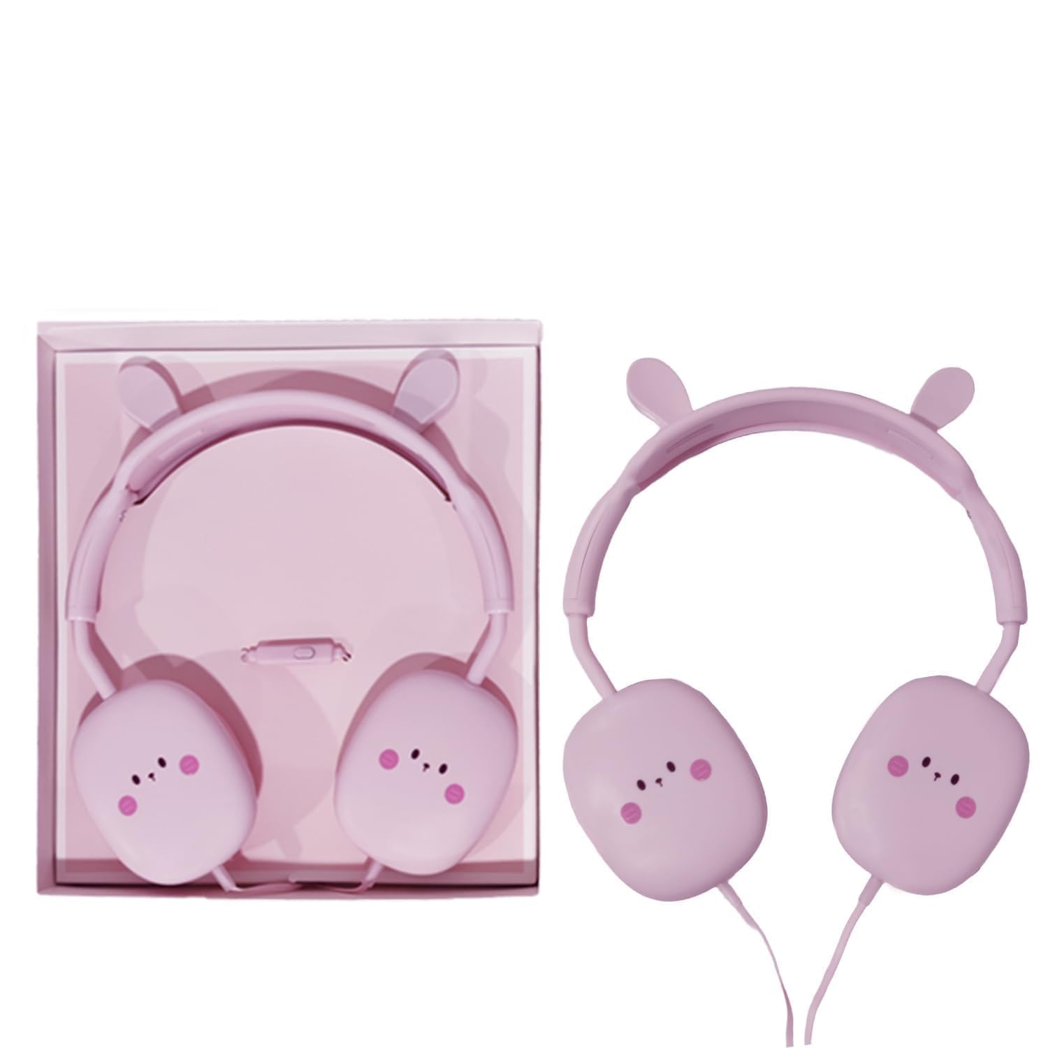 Unicorn Wired Kids Headphones – Soft On-Ear Headphones with MIC, Volume Limiter, Adjustable Headband for Girls & Toddlers – Ideal for Tablet & Online Learning-image-3