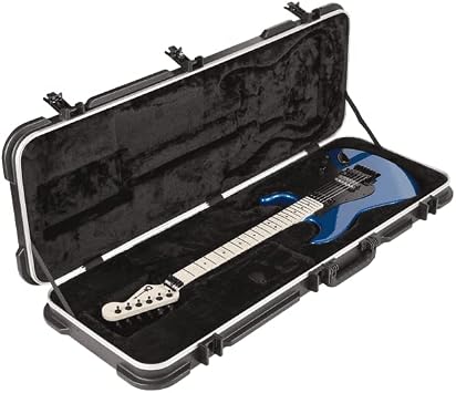 Charvel Standard Molded Guitar Case Black, Heavy-Duty Molded Shell with Soft Fabric Interior