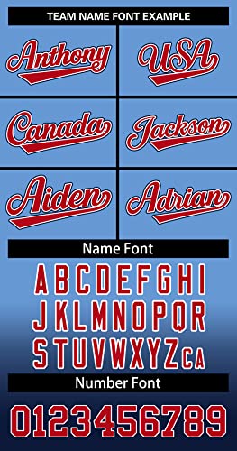 KXK Customize Men Women Youth Gradient Baseball Jersey Button Down Hip Hop Shirts Personalized Stitched Name Number Logo miniatura 5
