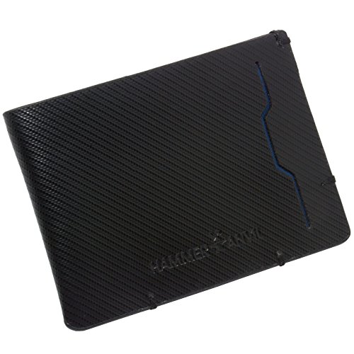 HAMMER ANVIL Mens Minimalist Front Pocket Wallet RFID Safe Leather Easy Pull Tab Cordoba Black4