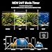 ZEONVE LED Aquarium Light,Fish Tank Light,Clip On Aquarium Light for Plants,24/7 Clip On Fish Tank Light with Timer for 12-29 Inch Aquarium Plant Light,Full Spectrum 38W RGBW Aquarium Lights