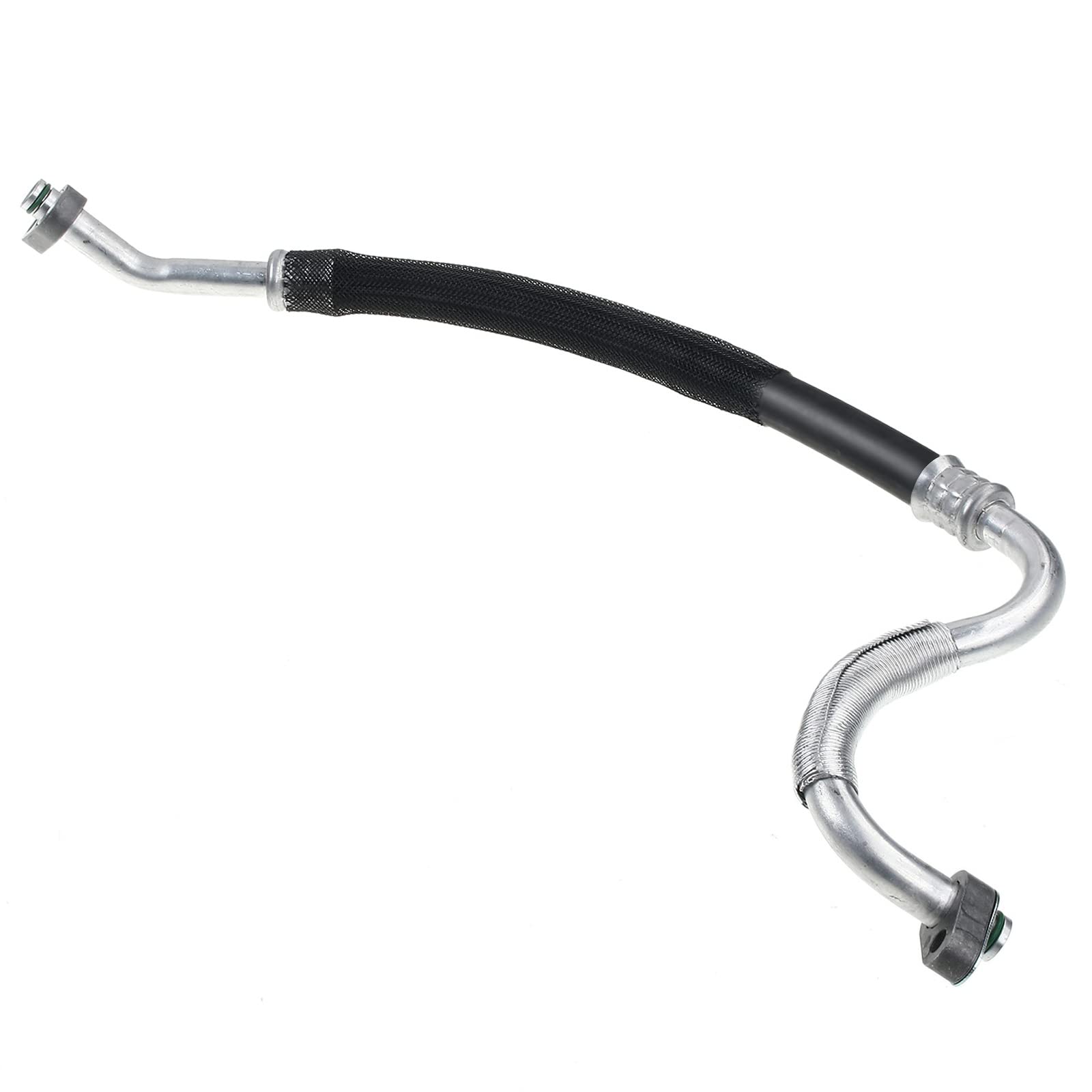 A-Premium A/C Suction Line Hose Assembly Compatible with Ford F-450 E-150 E-250 E-350 E-450 Super Duty Econoline Van Wagon, Compressor to Evap