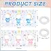 Muximud 2Pcs Feed Me Baby Shower Game Backdrop Gender Reveal Background 80x160cm, Funny Polyester Baby Shower Activities Supplies Blindfold Feeding Game Banner for Party Decorations Photo Props