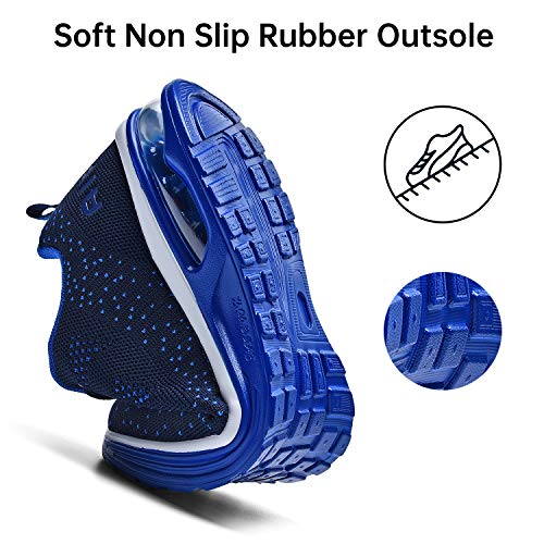 Mehoto Mens Air Running Sneakers, Men Sport Fitness Gym Jogging Walking Lightweight Shoes, Color Darkblue, Size 7 #TOP3