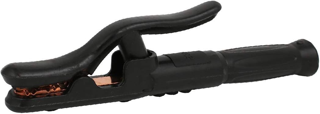 New Lon0167 Plastic Shell Featured 800A Insulated Jaw reliable efficacy Spring Loaded Electrode Holder Tool Black(id:562 93 93 431)