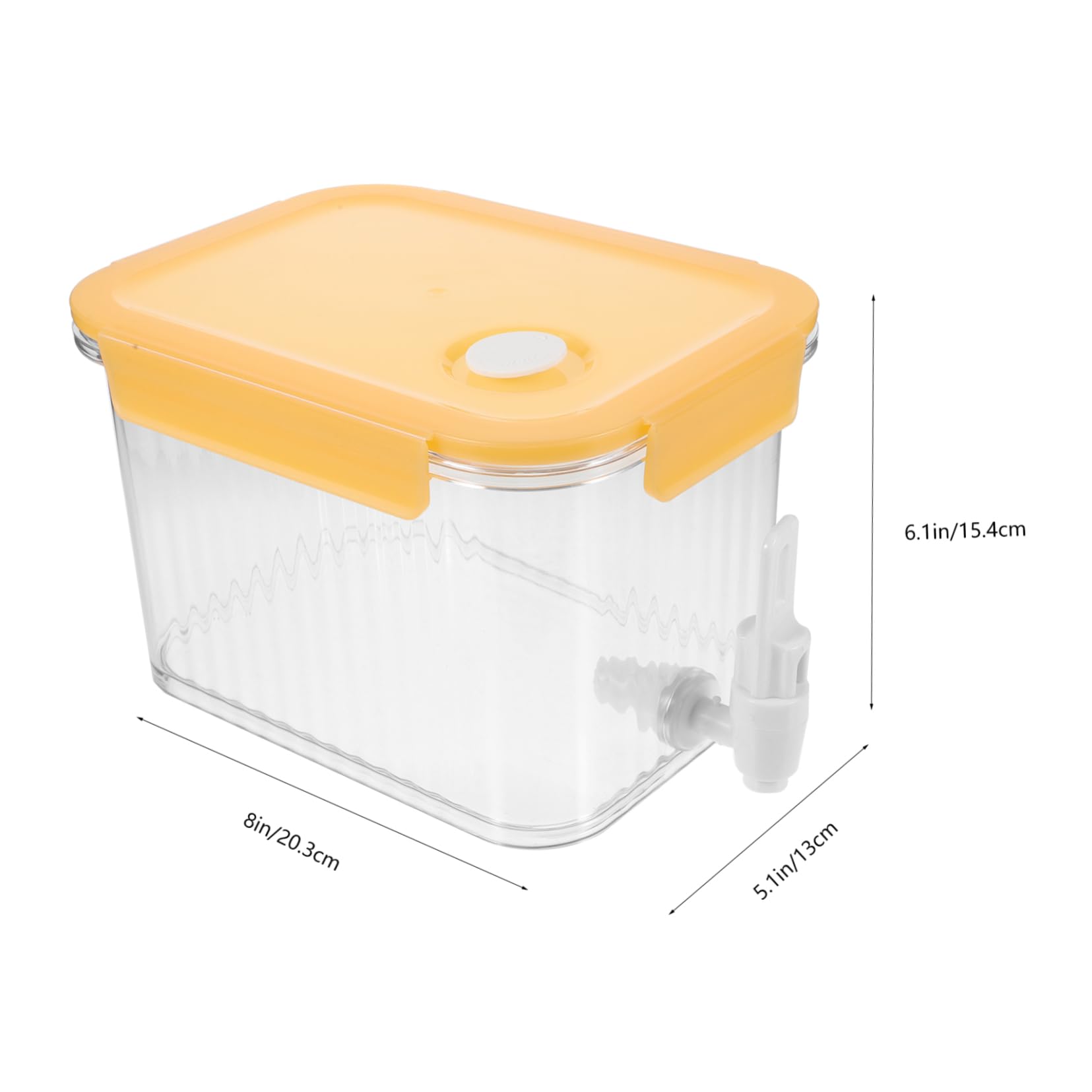 OUNONA Cold Water Beverage Container Functional Drink Dispenser for Fridge for Parties Outdoor Use Easy to Clean Design