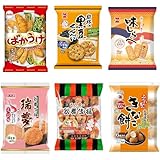 おかしな仲間たち お菓子詰め合わせ せんべい6種セット(ばかうけ ふんわり名人 黒豆せんべい 味しらべ 歌舞伎揚 瑞夢えび味) 計6袋