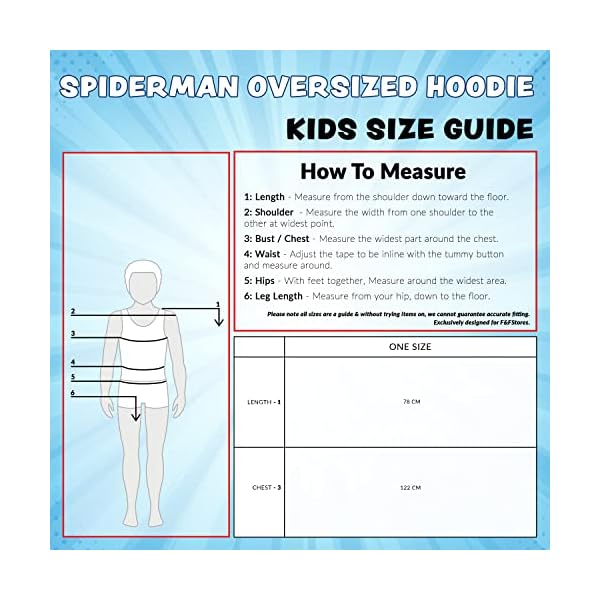 Marvel Spiderman Pullover Übergroße Kuschel Hoodie Kinder Jungen – Bild 8