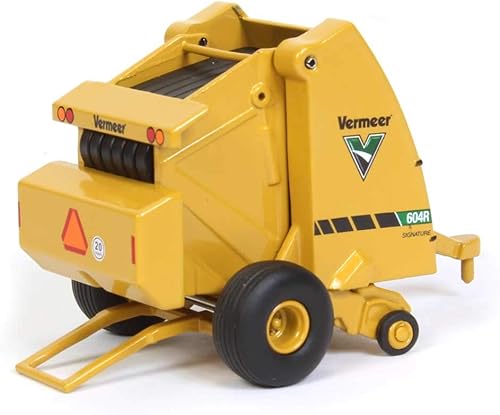 Miniatura 3 de Vermeer Model 604R - Bailer redondo para heno con bala de heno a escala 1:64, modelo fundido a troquel - Speccast - Cust1639