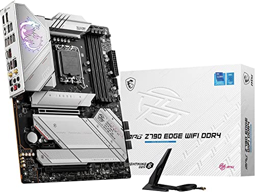 MSI マザーボード MPG Z790 EDGE WIFI DDR4 INTEL 第12/13世代CPU(LGA1700)対応 Z790チップセット搭載 ATX MB5912