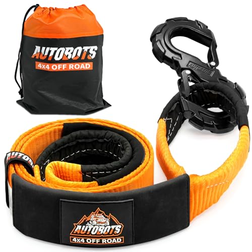 Tree-Saver-Strap-with-S-Shaped-Hook-Recovery-Tow-Strap-Kit Tree Saver Strap with S-Shaped Hook Recovery Tow Strap Kit - Image 1