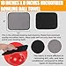TonGass Bowling Basics Accessories Set, Microfiber Bowling Ball Seesaw Towel, Bowlings Cleaner Spray and Thumb Saver Protector (Right) Kit, Microfiber Ultra Dry Grip Balls, Bowlings Rotating Ball Cup