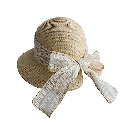 Chapeau streamer en dentelle ZYFSHA grand chapeau de pêcheur pour l'été