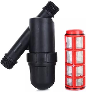Filtro de malla 1" para tubería 32mm |Capacidad de filtrado 120 Mesh. Sistema de Filtración para Agricultura protege de goteo del óxido, la arena y otras impurezas que pueden obstruirlos.
