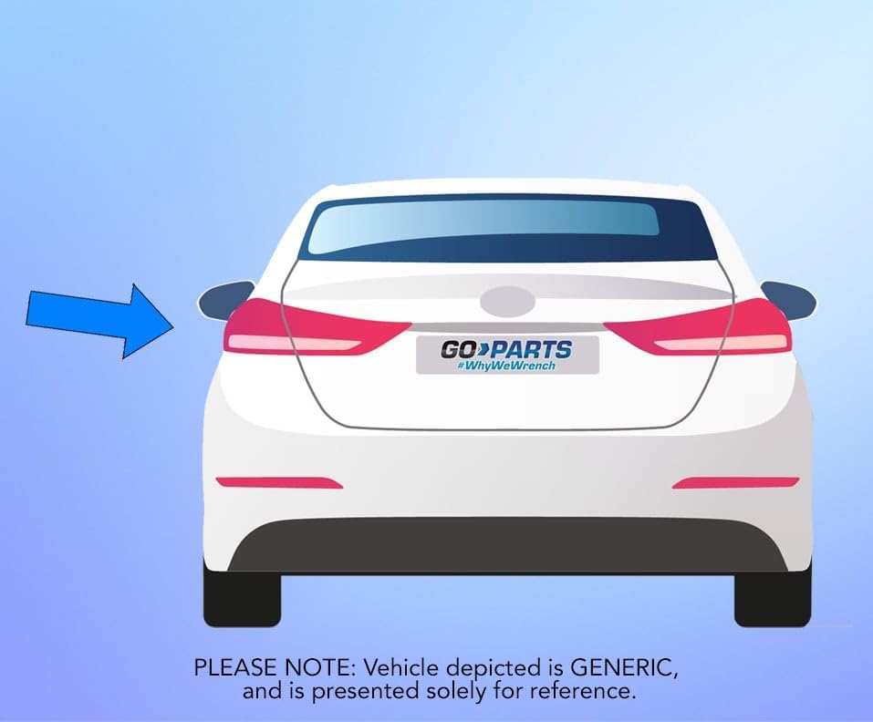 Miniatura 2 de Go-Parts - Conjunto de faro trasero para Chevrolet Aveo 2009-2011, izquierda (conductor), certificado CAPA, repuesto 2010