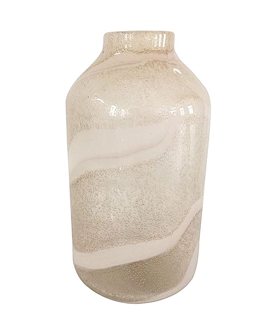 Jeco Europus Glass 12.8-inch Decorative Vase