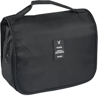 ALMEKAQUZ Toiletry Bags,Hanging Travel Makeup Bag,Waterproof and Sturdy Hook Organizer,Portable Makeup Pouch,Multifunction Toiletry Bag Organizer,Accessories Toiletries