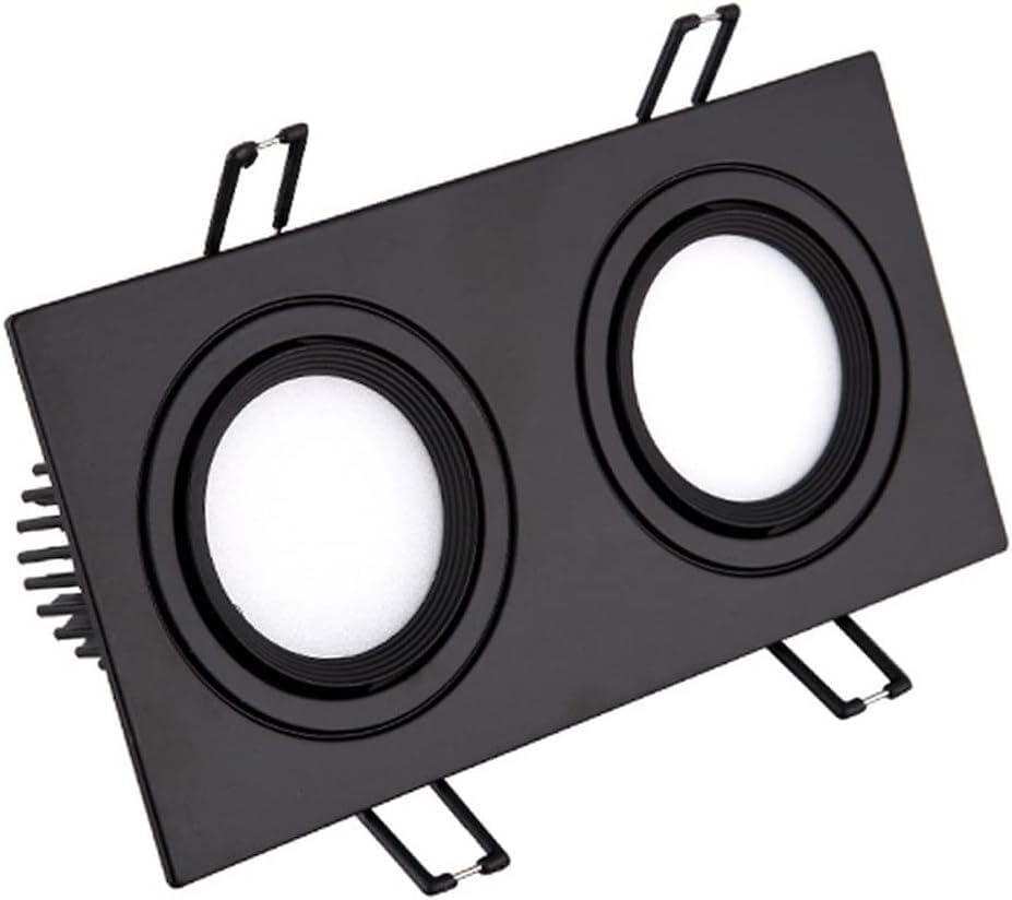 Foco empotrable de techo giratorio para iluminar salones modernos de forma limpia
