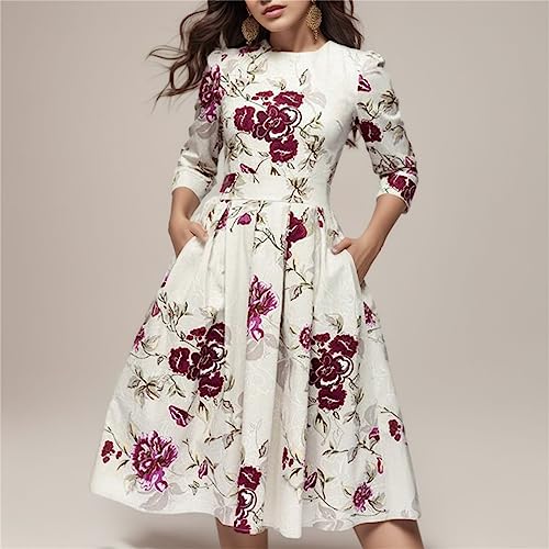 Robe d'été élégante et vaporeuse pour silhouette trapèze de fête