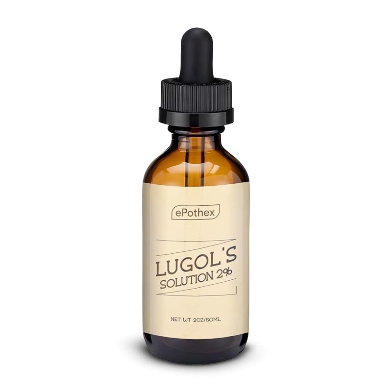 EPOTHEX Solução de Lugol com iodo e iodeto de potássio 2% 60 mL