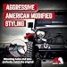 AMERICAN MODIFIED Front Replacement Grille Compatible with Jeep Wrangler JK JKU 2007-2018, Glossy Black