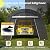 Wisteria Lane Domed Carport, Portable Garage with 2 Roll up Doors, Heavy Duty Car Canopy Party Tent, All-Season Storage Shelter Shed Carport for Motorcycle, Boat, Truck, or Garden Tools, 13' x 20'