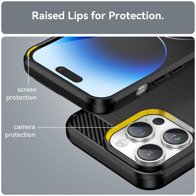 Image of Basic Case for iPhone 14 Pro (Carbon Fibre Black)