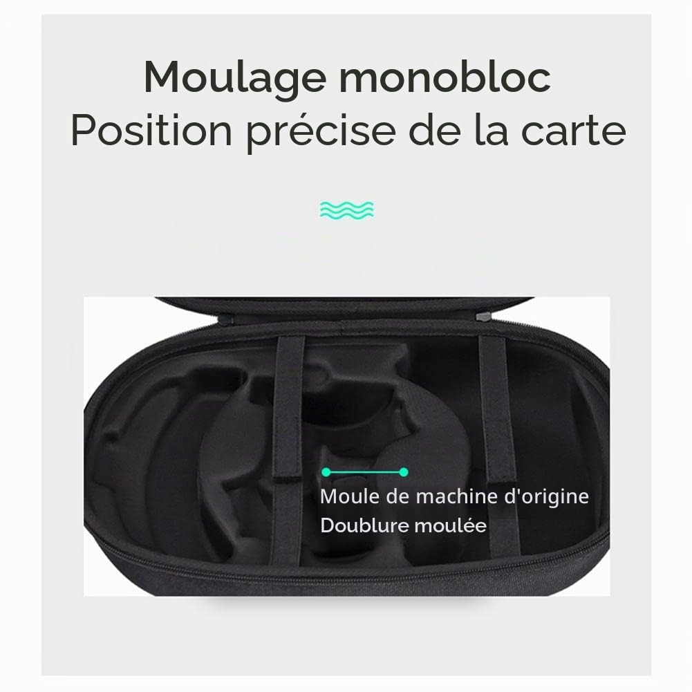 Étui pour Vive Focus 3, étui de Transport Rigide Tout-en-Un, Sac de Rangement Portable pour Casque de réalité virtuelle HTC VIVE Focus 3 et Accessoires