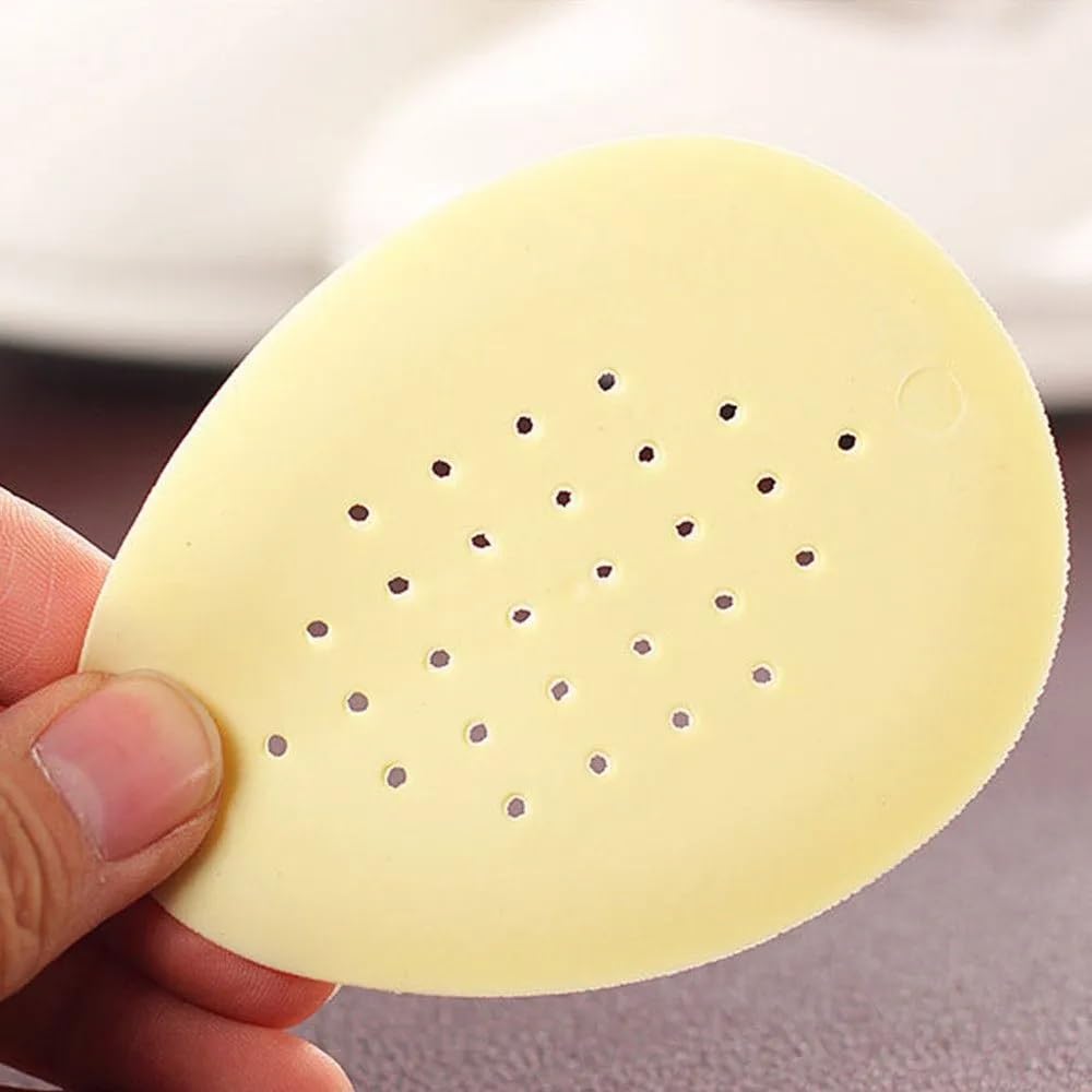 1 Pair Silicone Front Pad Half Insole | Silicone Hole High Heel Gel Cushion For Women | High Heel Foot Cushion Pads (Colour – Cream)