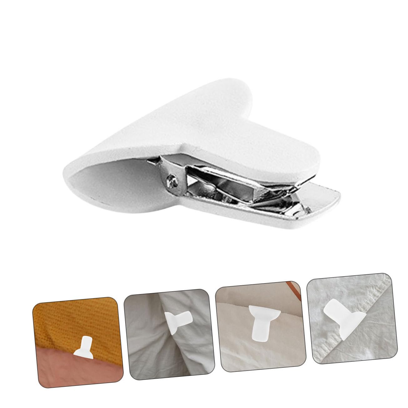 Bettdeckenklammern, Quilt-Fixierungsknopf, 12 Stück, Clip, fixierter, Bettdeckenhalter-Clips, Quilt-Feste Klemmen, gepolsterte Quilt-Clips
