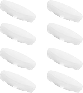 Toilet Seat Bumpers 8-Pack for Kohler 1133070/1236365 - Lab-Tested Noise Reduction & Anti-Slip Pads, Universal Fit Durable Rubber Cushions, for increased seat stability and noise reduction