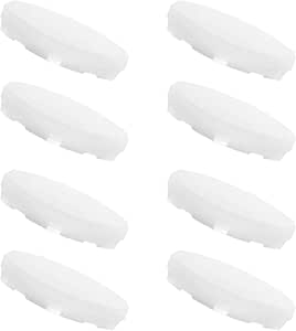 Motipudy Toilet Seat Bumper Kit - 8 Pack Rubber Gasket Buffer Replacement For Toilet Lid