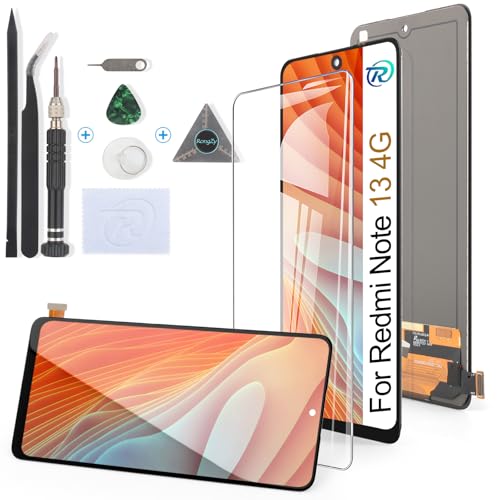 Écran pour Redmi Note 13 4G afficheur LCD ajustement précis et noir profond