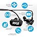 Pyle MP3 Player Bluetooth Headphone - Waterproof Swim IPX8 Flexible Wrap-Around Style Headphones Built-in Rechargeable Battery Bluetooth w/ 8GB Flash Memory & Replacement Earbuds - PSWP28BK Black