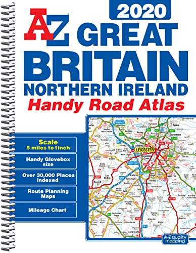 GB Handy Road Atlas 2020 A5 SPIRAL