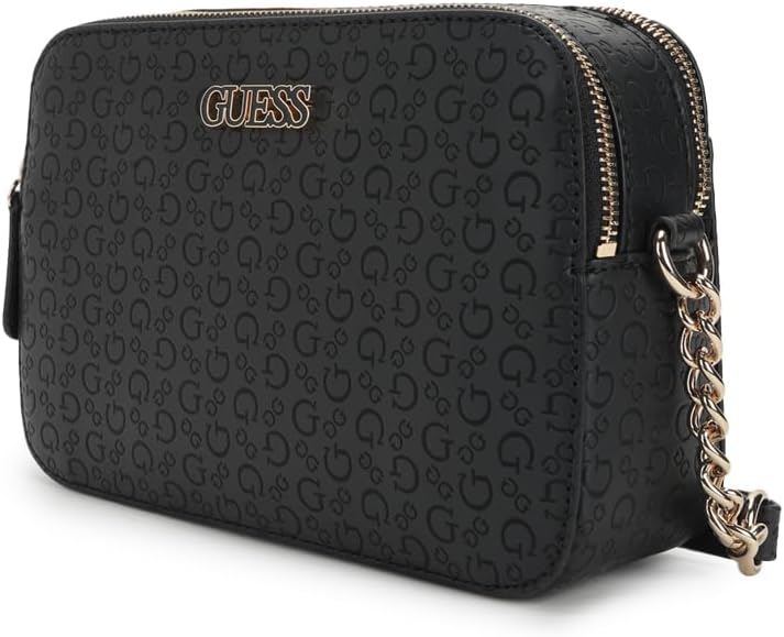 GUESS Factory Zakaria Debossed Logo Double-Zip Crossbody - Image 4
