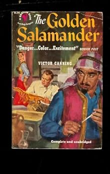 Paperback The golden salamander (Bantam Book) Book