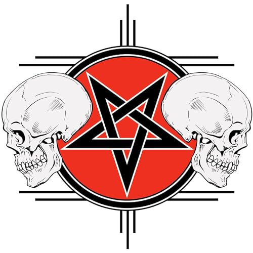Vaso Café Cerámico 11 oz CafePress Pentagram Skulls miniatura 3