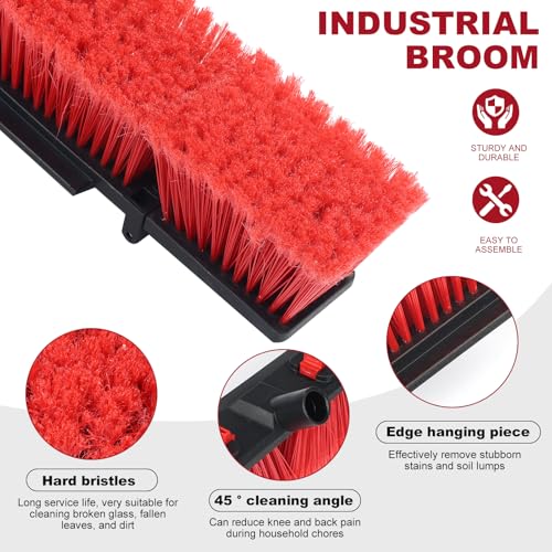 50% Off Heavy-Duty 70" Adjustable Push Broom - Image 3