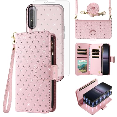 Coque Sony Xperia 1 II rose silicone housse protection Asuwish ZSZXCXDK