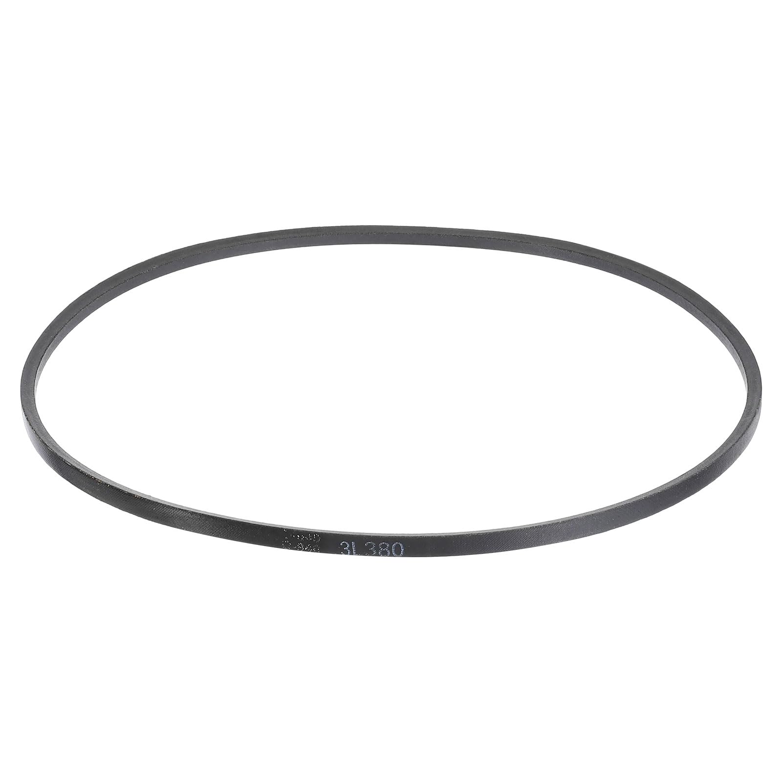 uxcell Courroie trapézoïdale classique en caoutchouc enveloppée 3L380, circonférence extérieure de 965 mm, profil 3L, ceinture en V de 0,95 cm de largeur et 2,2 cm de hauteur