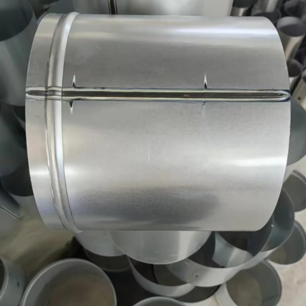 Compuerta circular galvanizada antirretorno (80-300 mm): válvula de retención hermética for sistemas de climatización y extracción.(Diameter 250mm)