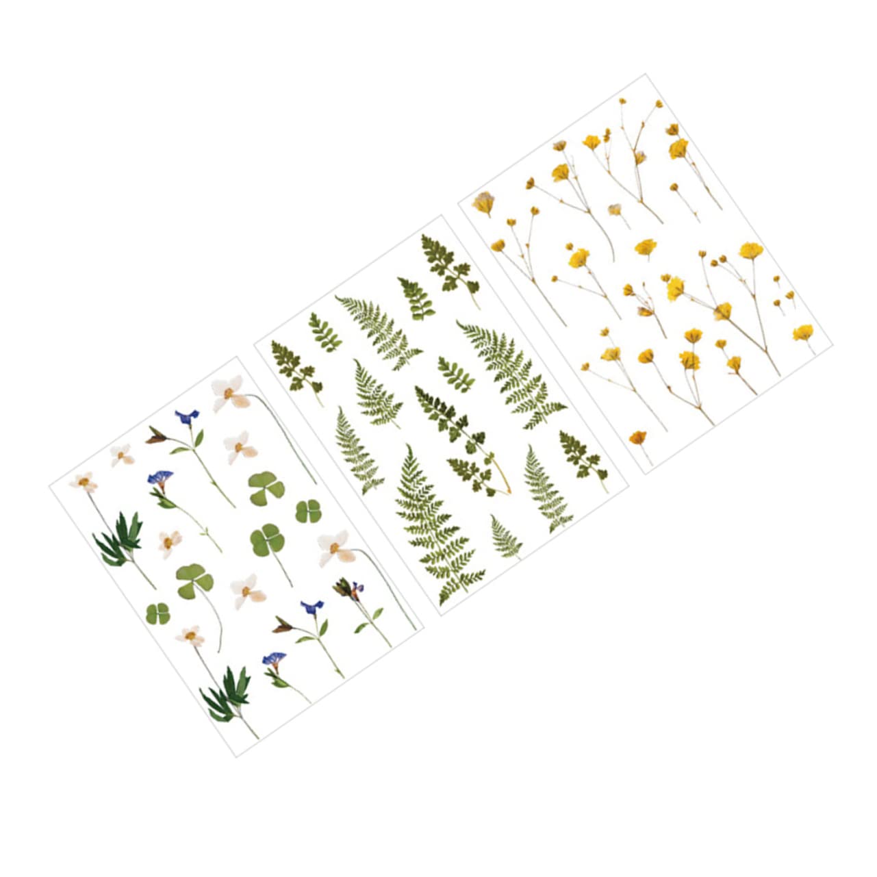 NUOBESTY 36fogli Adesivi Decorativi per Notebook e Scrapbook Stickers Creativi per Progetti Fai da Te con Motivi di Piante e Fiori Stili Multipli Materiale di Base per Decorazioni Artistiche