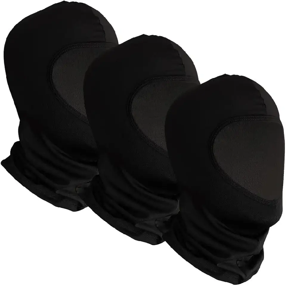 Kit 3 Touca Ninja Balaclava Máscara Segunda Pele Paintball Tática Militar Motociclista Unissex