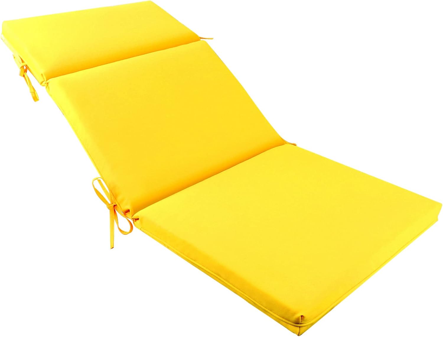 Outdoor/Indoor Adirondack Chair Cushions, High Back Patio Furniture Replacement Cushion - Set of 2 (Yellow)
