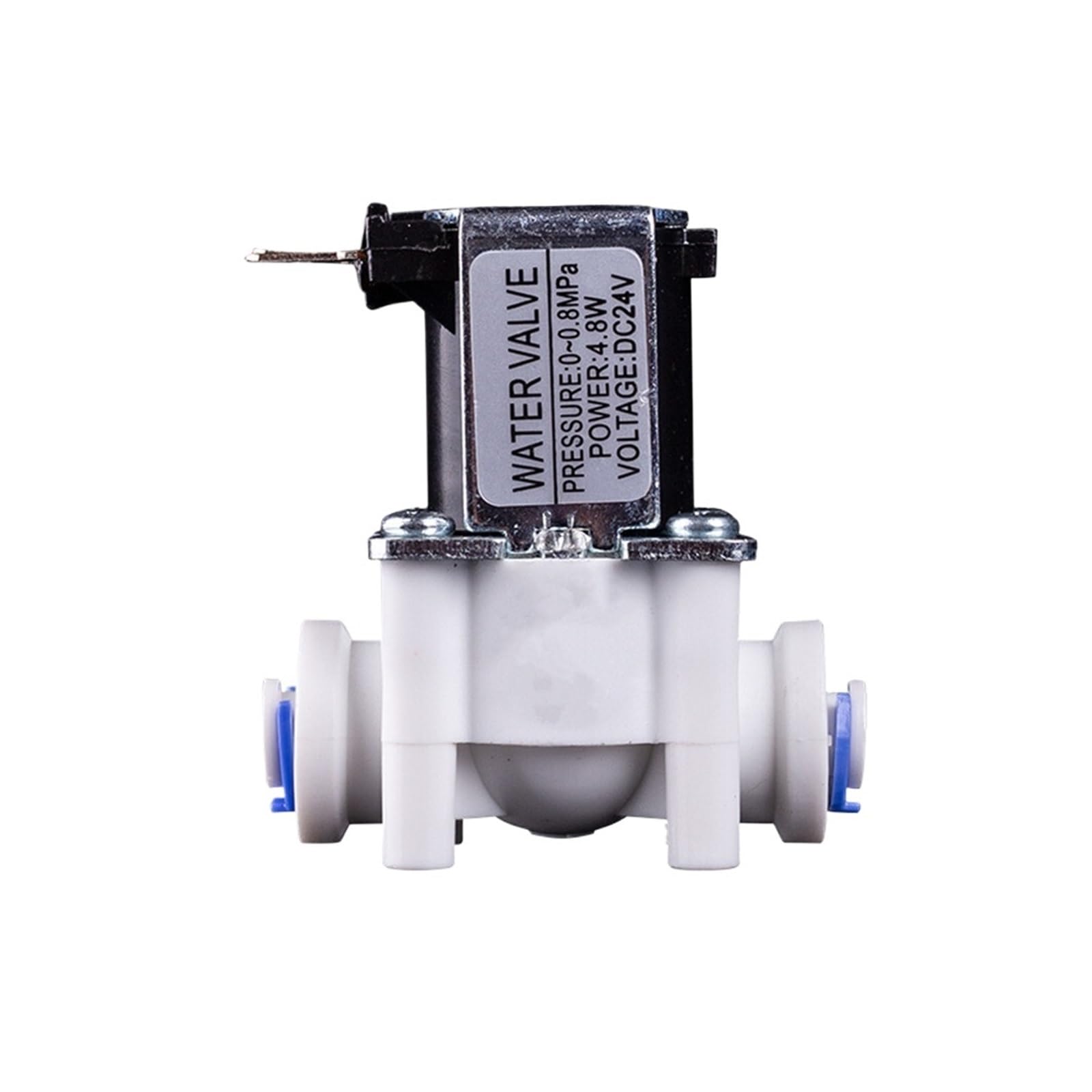 YAKUFAST Electric Plastic Solenoid Valve 12V 24V 220V NO/NC 1/4" 3/8" Hose Pipe Quick Conntection RO Water Reverse Osmosis System(6.5mm OD,220V,Normally Closed)